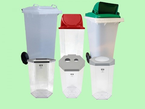 ถังขยะใส