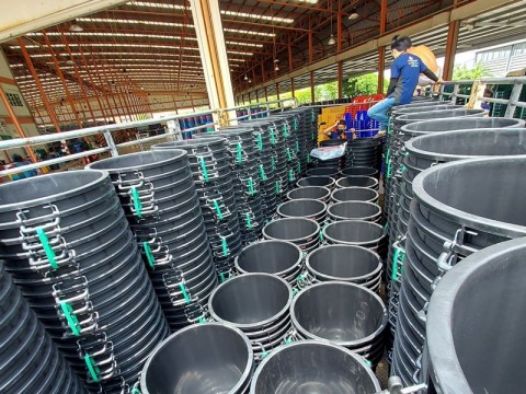 จำหน่ายถังพลาสติกสีดำ